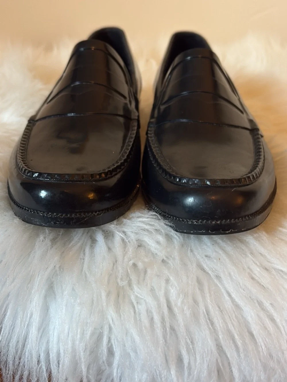 G.H. Bass Weejuns Whitney Rubber Rain Loafers - Women’s Black